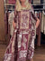 Vintage Lily Paisley Print Satin Dress