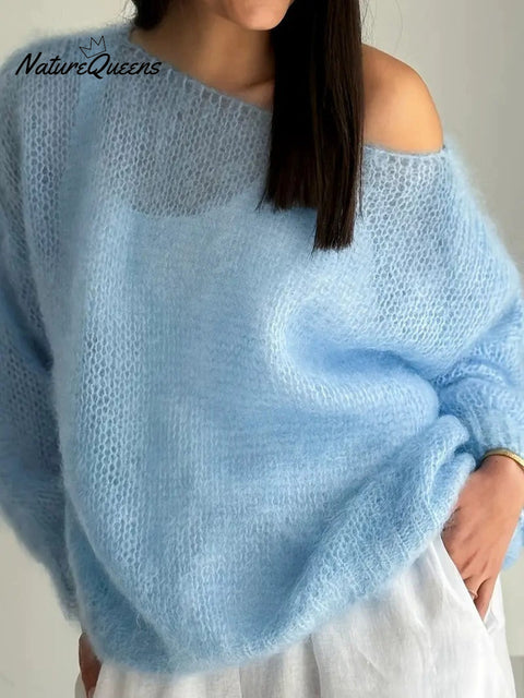 Women's Thin Hollow Outerwear Knitted Cardigan