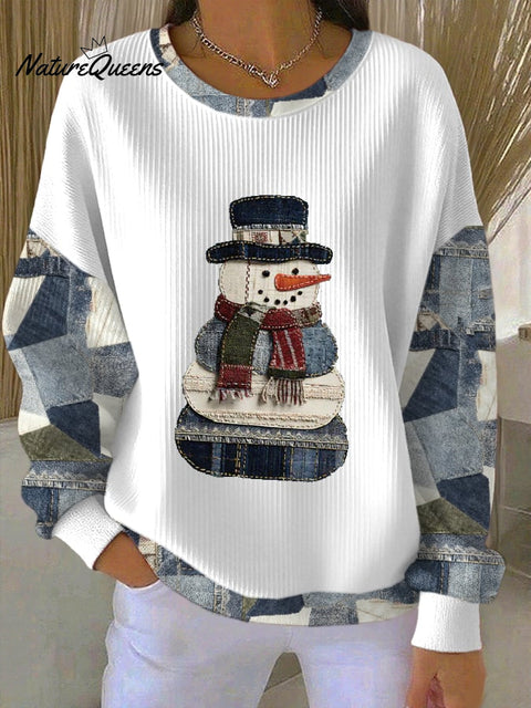 Women's Casual Christmas Print Sweatshirt