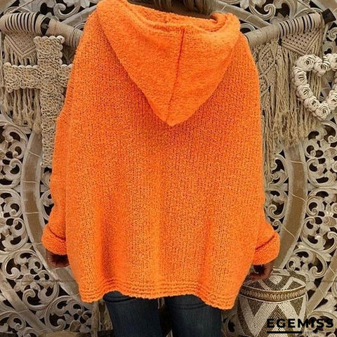 Women Loose Hooded Sweaters