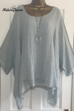 Women'sIrregular Solid Color Casual Shirt