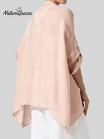 Women's Solid Color Deep V Neck Roll Sleeve Shirt