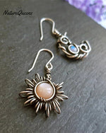 Vintage Sun Moon Earrings