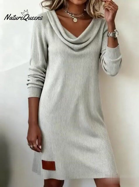 Women'S Casual Featured Patchwork Dress