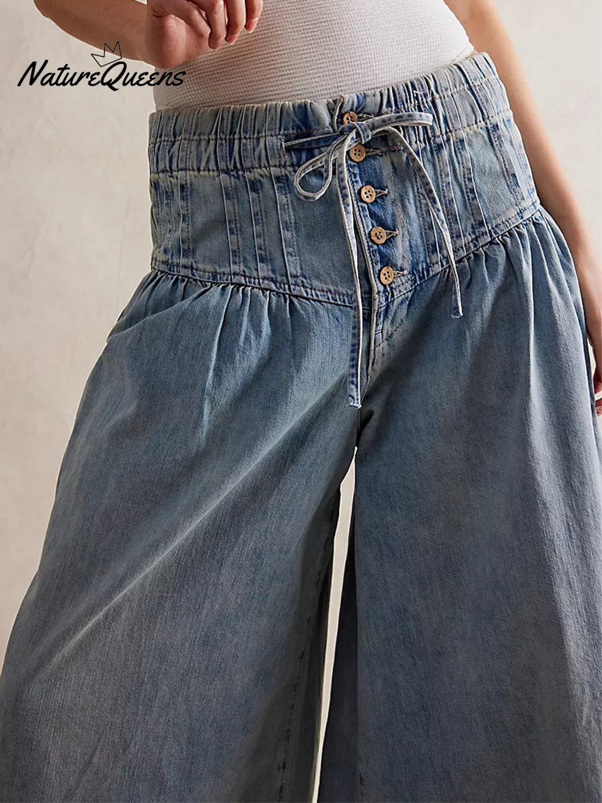 Loose Fit Wide-Leg Jeans