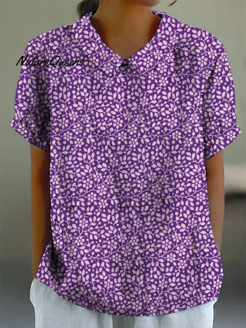 🔥Best Match🔥Women's Retro Floral Casual Shirt