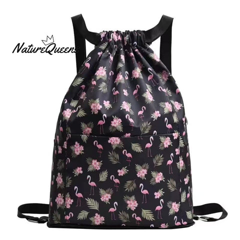 🔥Drawstring Foldable Large Capacity Dry-wet Separation Travel Sports Backpack