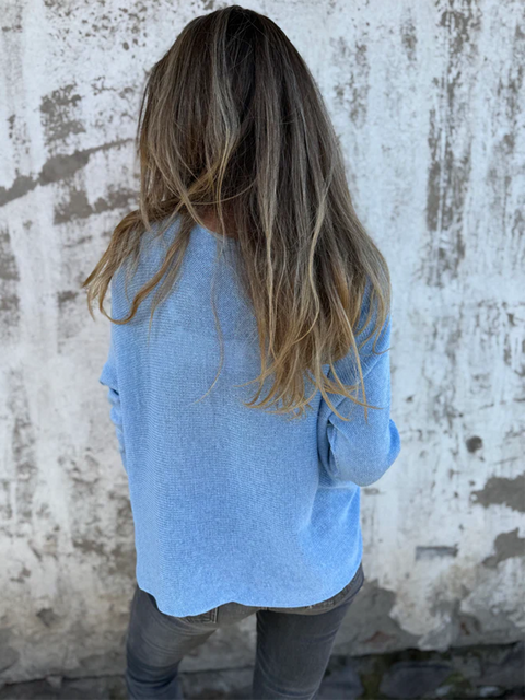 Women's Knitted See-through Sweater