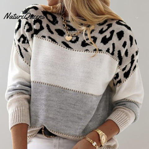 Pascaline | Leopard Print Casual Sweater