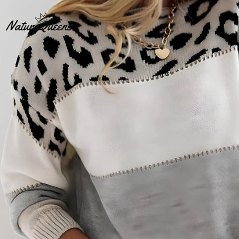 Pascaline | Leopard Print Casual Sweater
