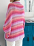 Women's Rainbow Knitted Cardigan Sweater