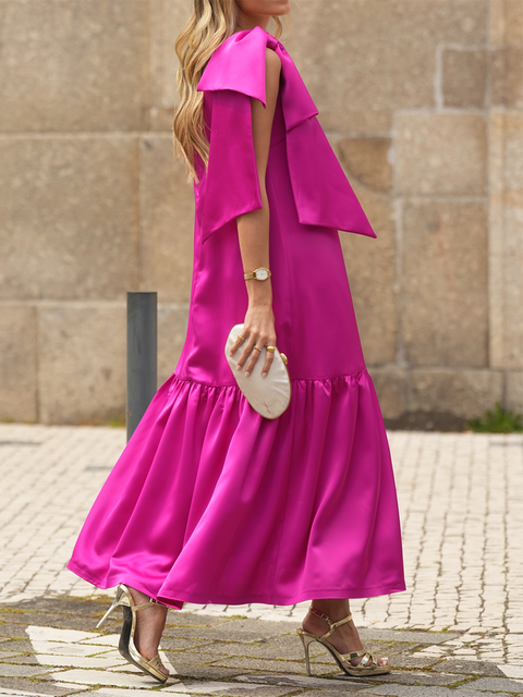 Striped Cardigan Lapel Shirt Dress
