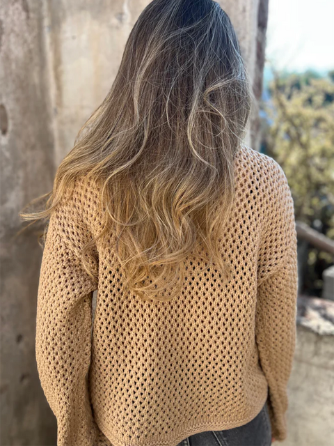 Coin Button Cardigan Sweater