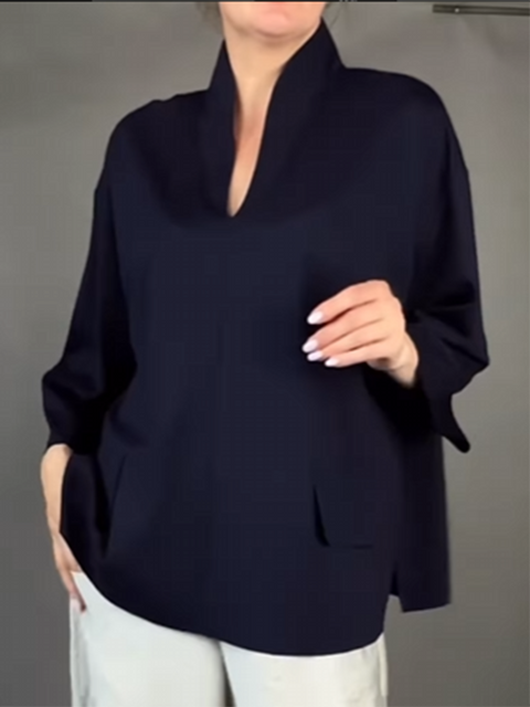Classic and Elegant Max Mara Cotton and Linen Top