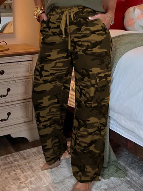 Women's Casual Camouflage Pants