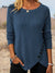 Women's Casual Solid Color Button Knitted Top