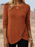 Women's Casual Solid Color Button Knitted Top