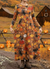 Cute Cat-loving Leaf Pumpkin Print Knitted Dress