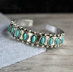 Elegant Turquoise Boho Cuff Bracelet