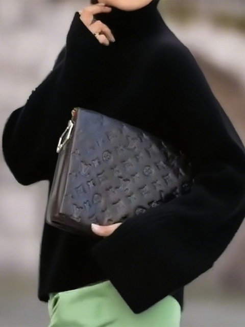 Casual Solid Color Turtleneck Sweater