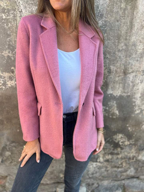 Women's Casual Lapel Button Jacket