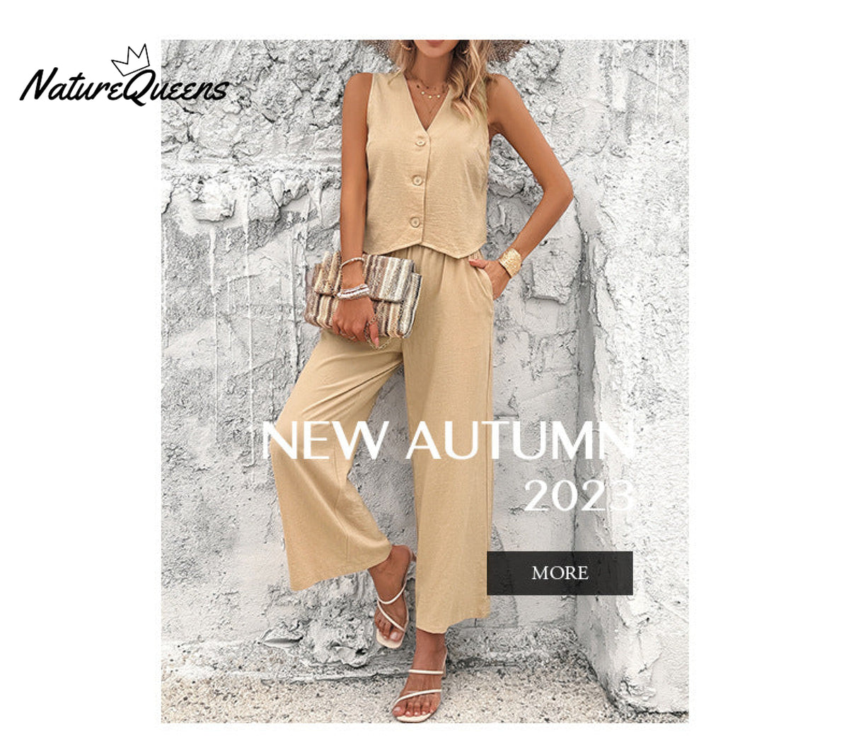 Spring and summer casual solid color vest suit