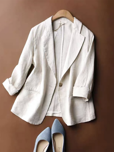 Women's Cotton and Linen Jacket