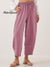 Women's Stylish High-waisted Loose Solid Color Casual Pockets Pants
