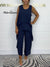 Women's Solid Color Casual Elegant Stylish Loose Sleeveless Skirt Pants Three Piece Suit