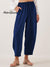 Women's Stylish High-waisted Loose Solid Color Casual Pockets Pants
