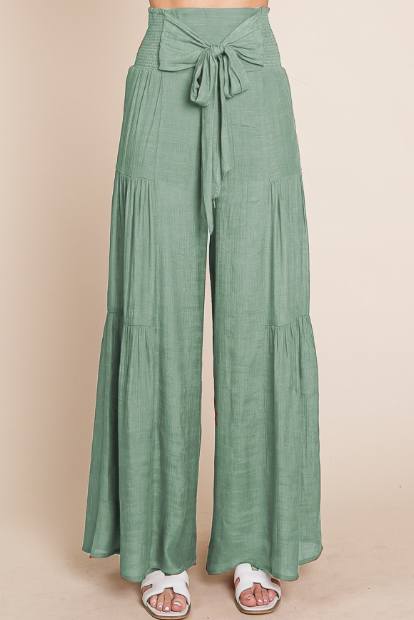 Boho Breeze Tiered Palazzo Pants