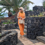 Women's Tank And Casual Pants Linen Cotton Suit