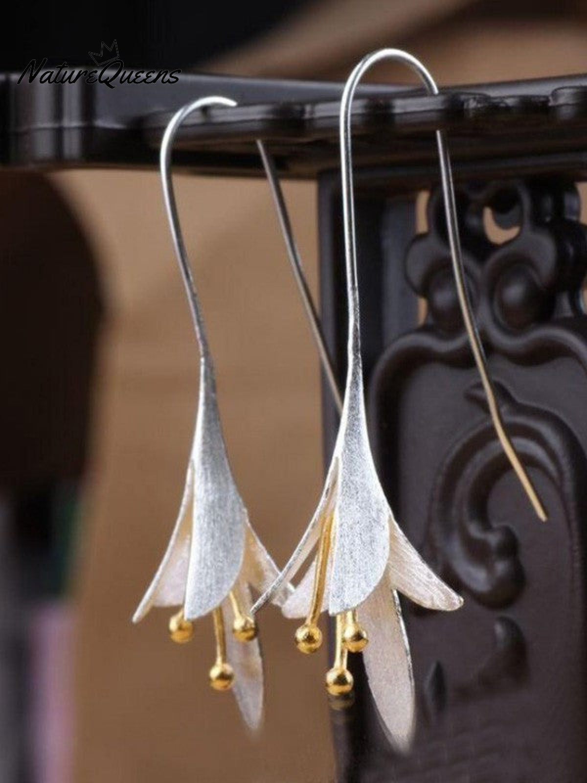 Creative Lily Flower Earrings