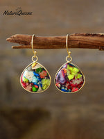 Vacation Bohemian Emperor Stone Drop Drop Earrings