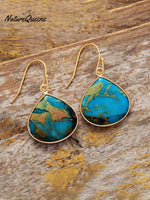 Vacation Bohemian Emperor Stone Drop Drop Earrings