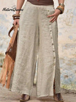 Women'sCotton And Linen Casual Pants
