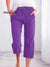 Women's Cotton And Linen Casual Pants
