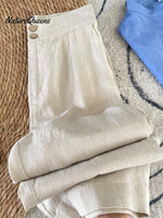 Women's Cotton And Linen Casual Pants