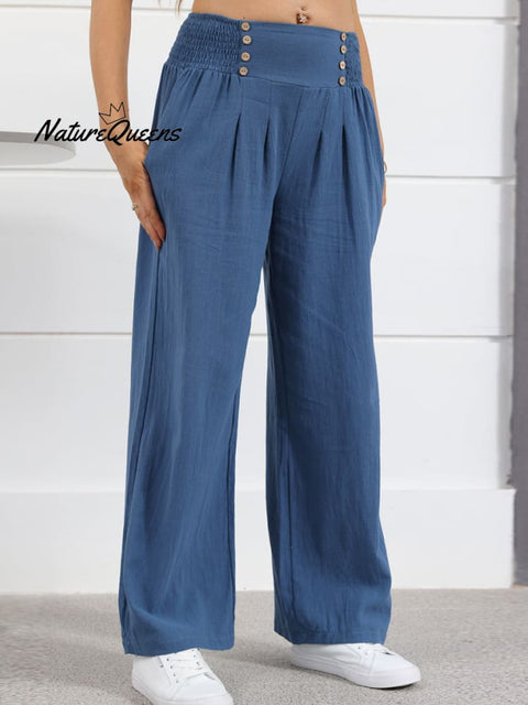 Women's Cotton And Linen Casual Pants