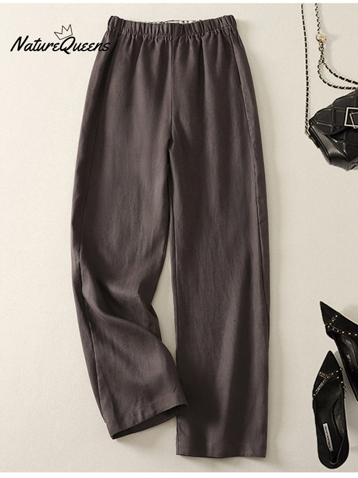 Women's Cotton And Linen Casual Pants