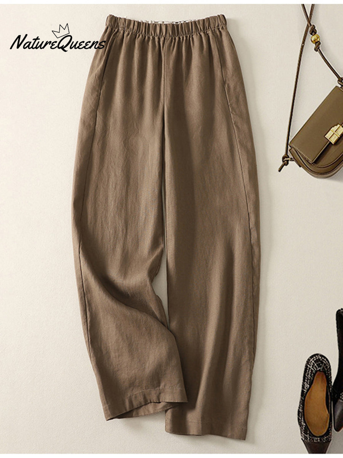 Women's Cotton And Linen Casual Pants