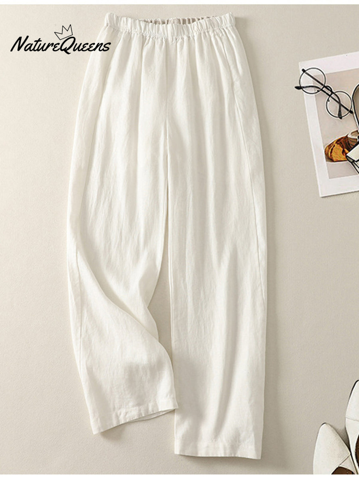 Women's Cotton And Linen Casual Pants