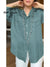 Women's Casual Long Sleeve Comfortable Cotton and Line Shirt