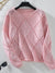 Vintage Hollow Sequined Knitted Pullover