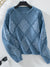 Vintage Hollow Sequined Knitted Pullover