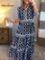 Women's Geometric Art Print Dress