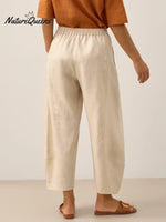 100% Linen Classic Ankle Pants ZOE