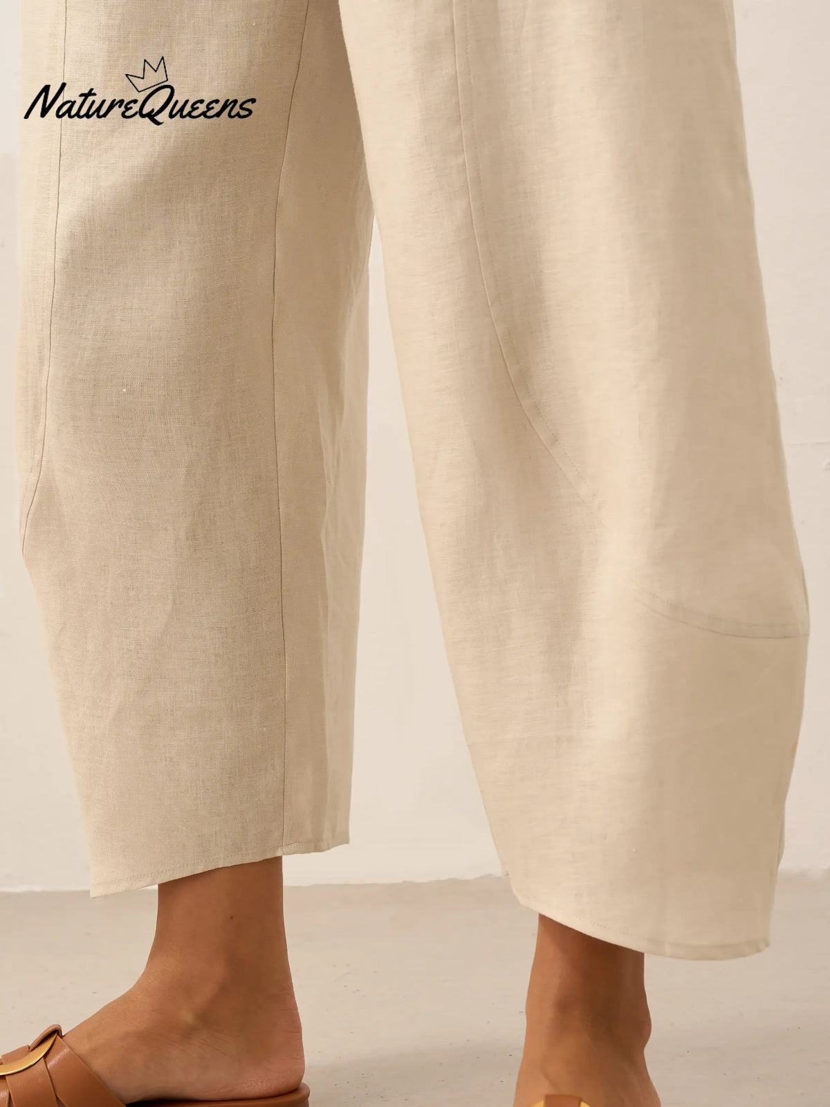 100% Linen Classic Ankle Pants ZOE