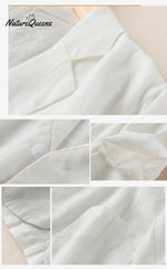 Casual thin cotton linen jacket