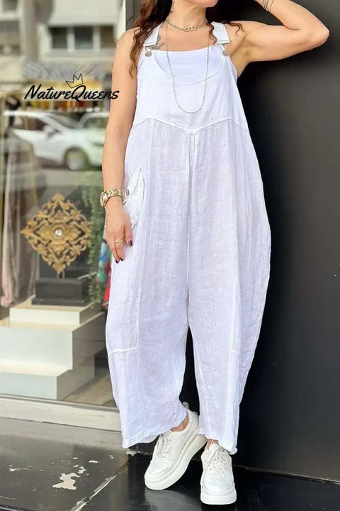 Women's casual overalls jumpsuit